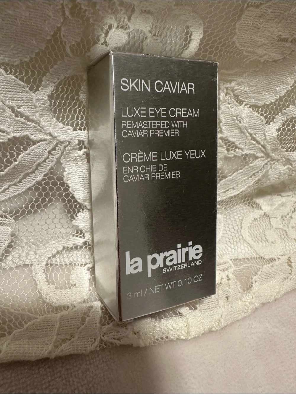 La Prairie Skin Caviar Luxe Eye Cream 3ml .10oz Caviar Premier New In Box